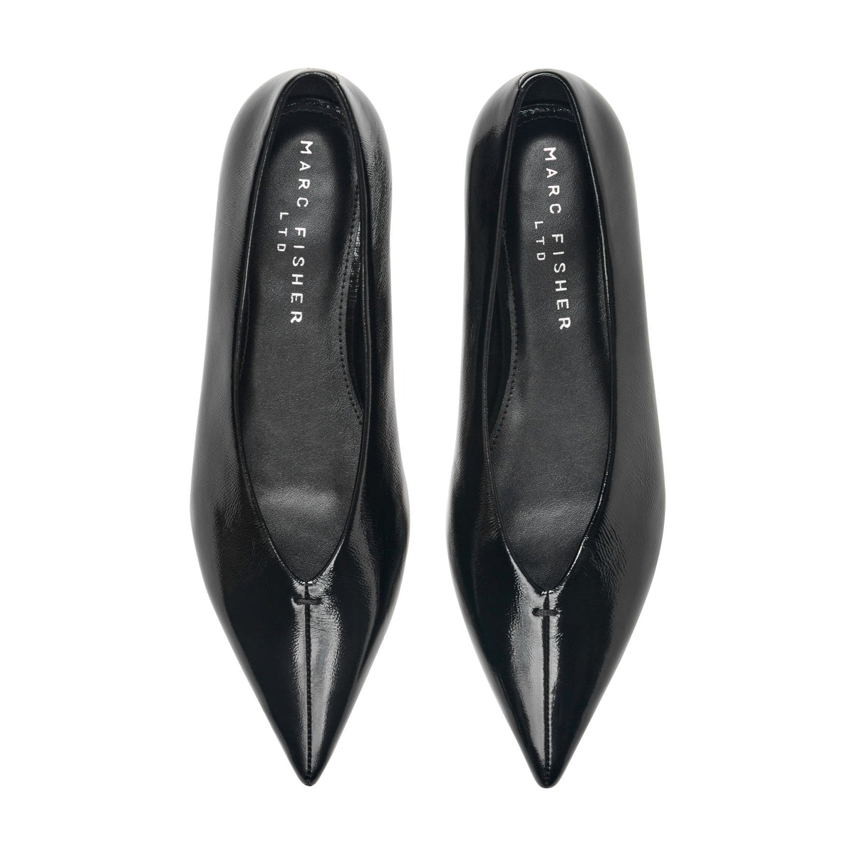 Casee Leather Flat - Black Patent Leather | Marc Fisher