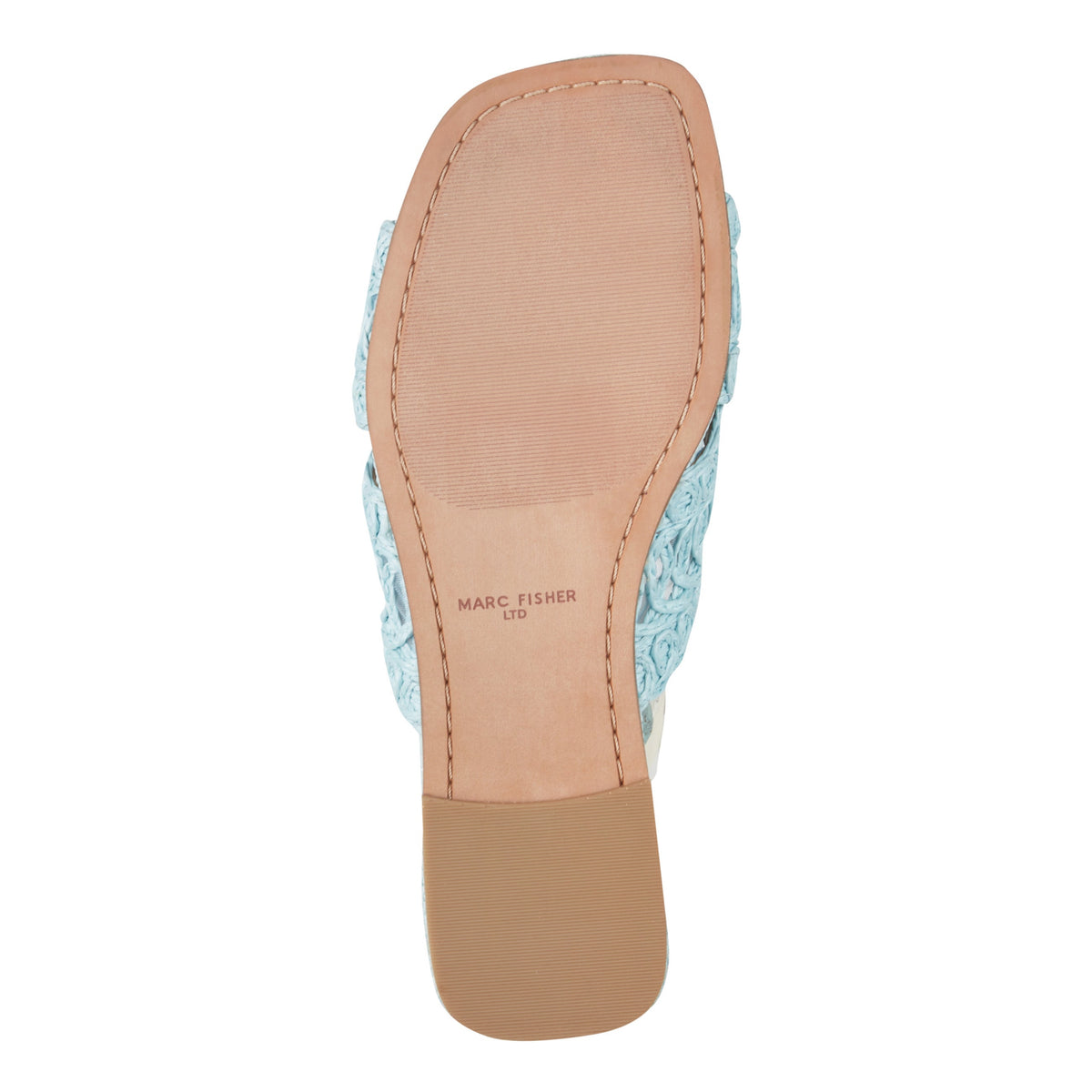 Nalany Flat Sandal - Light Blue | Marc Fisher