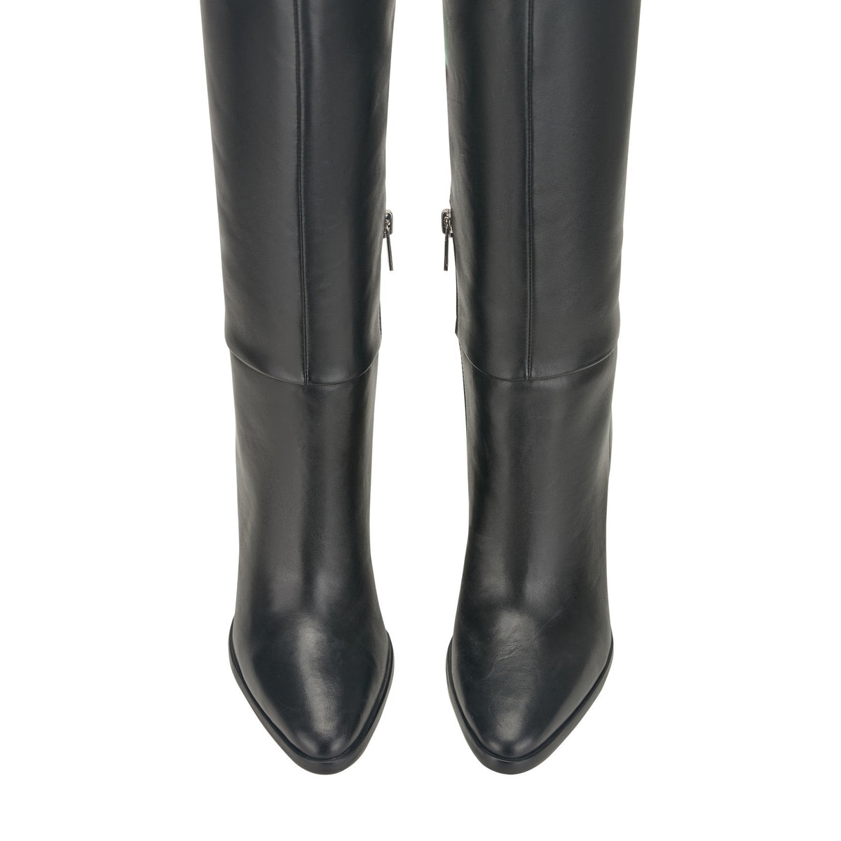 Lannie Dress Leather Boot - Black Leather | Marc Fisher