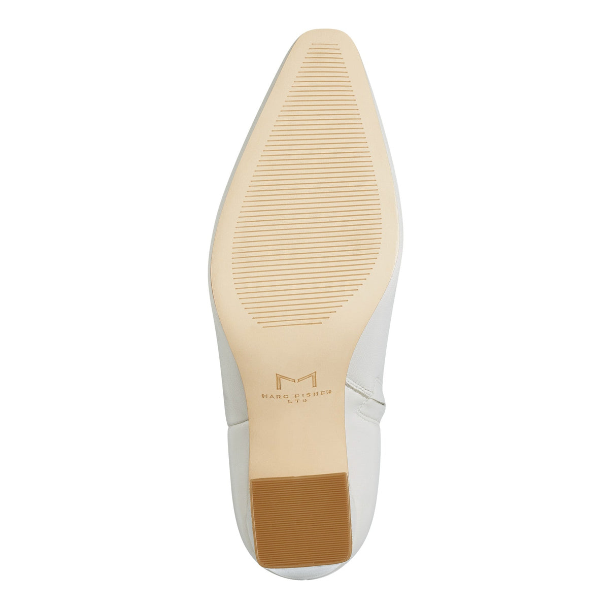 Yanara Heeled Leather Bootie - Chic Cream Leather | Marc Fisher