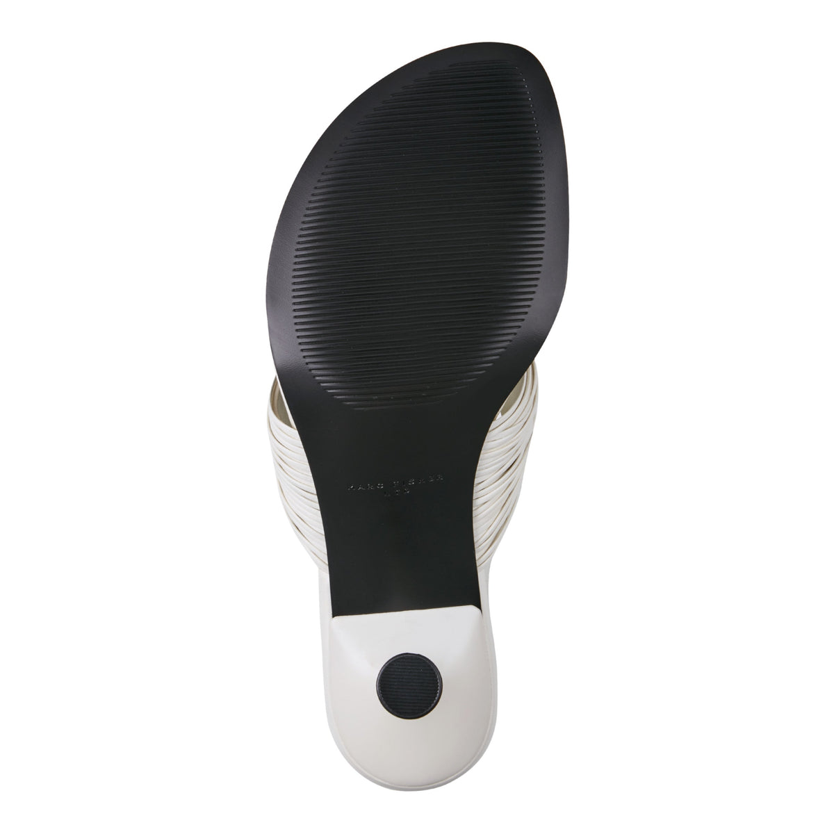Pamilla Leather Heeled Thong Sandal - Cream Leather | Marc Fisher
