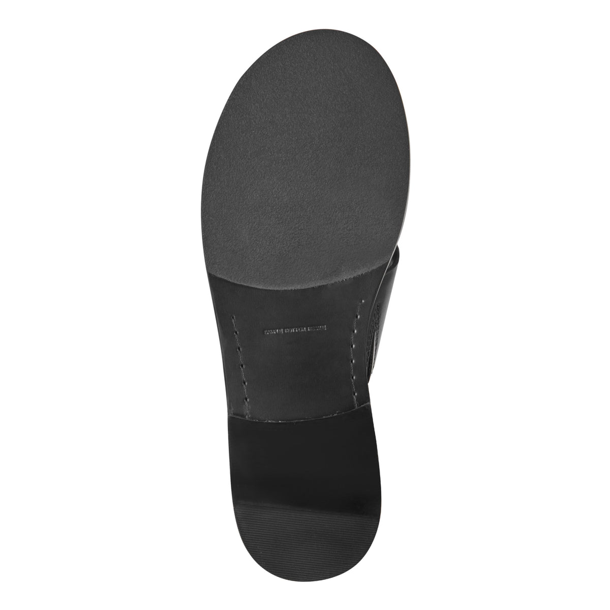 Genella Flat Leather Sandal - Black Leather | Marc Fisher