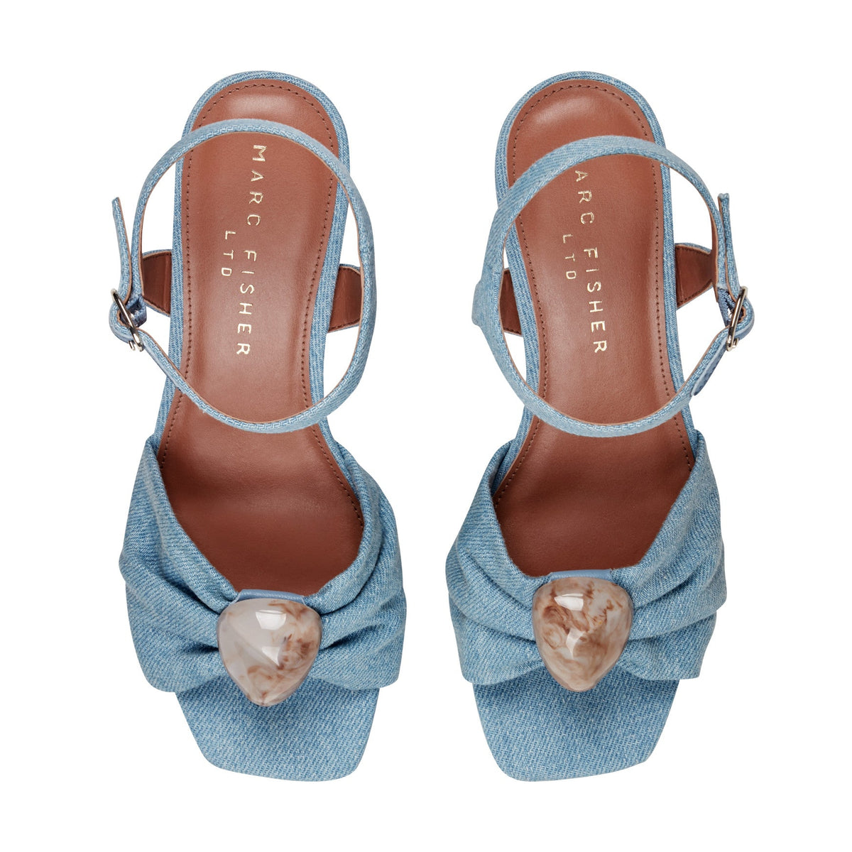 Candey Platform Sandal - Denim | Marc Fisher