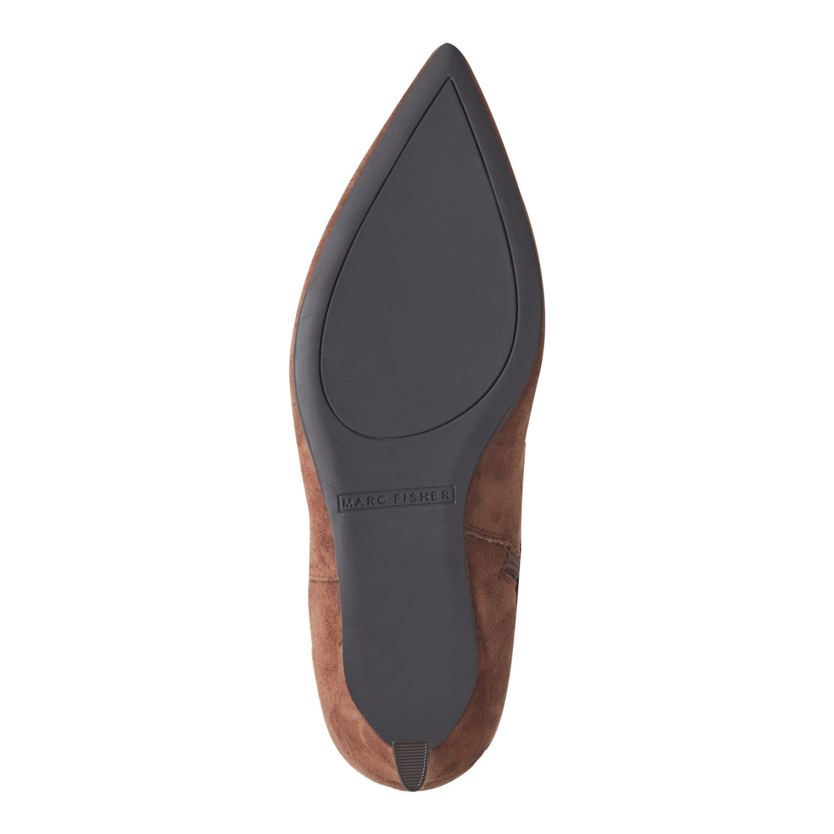Lucinda Kitten Heel Leather Boot - Tan Suede | Marc Fisher