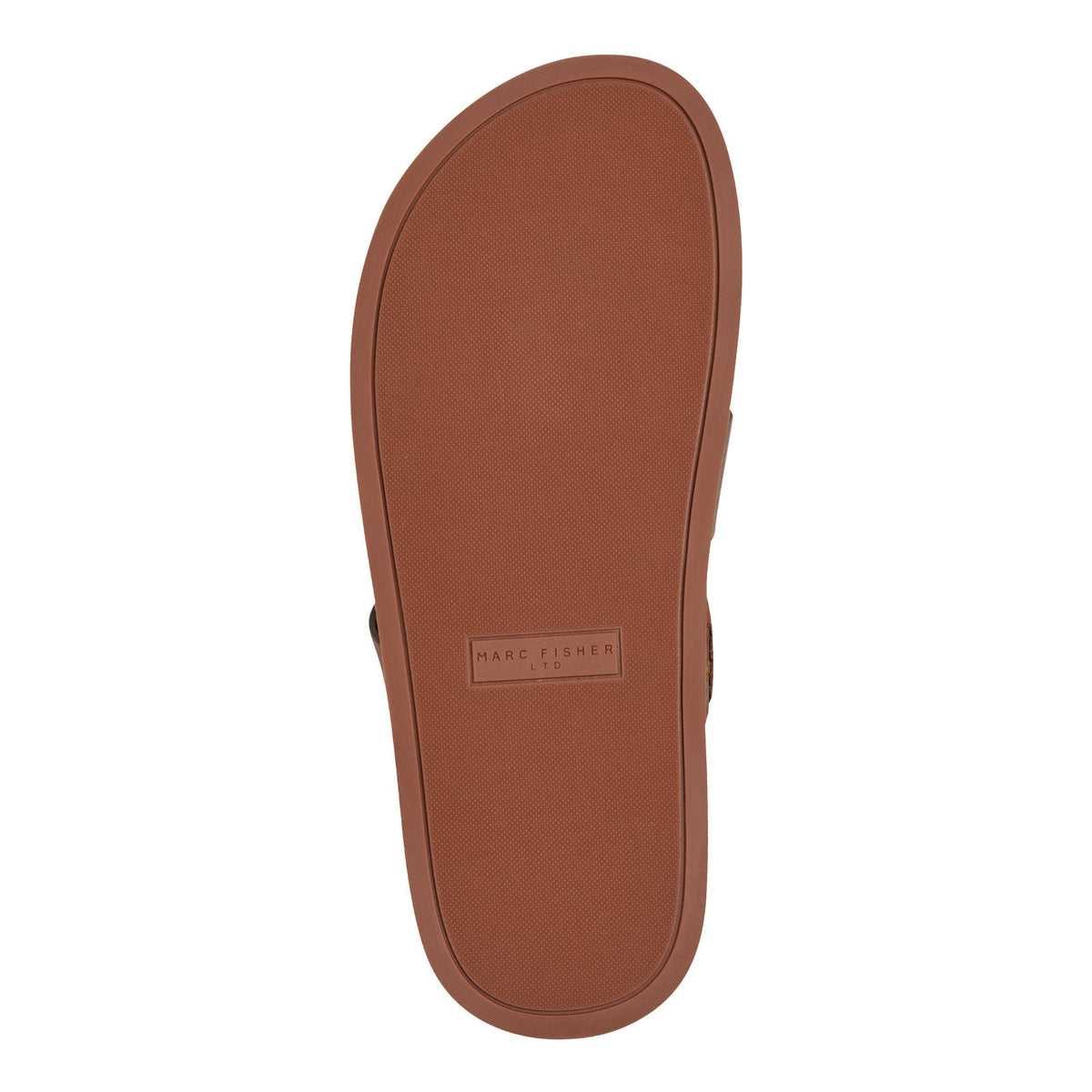 Verity Flat Leather Footbed Sandal - Brown Leather | Marc Fisher