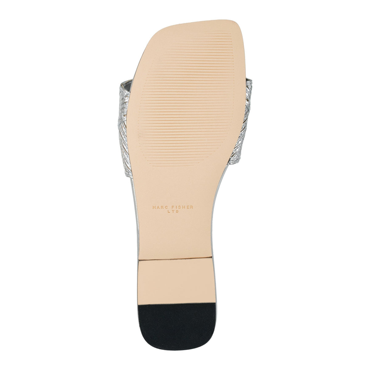 Murphy Flat Sandal - Silver | Marc Fisher