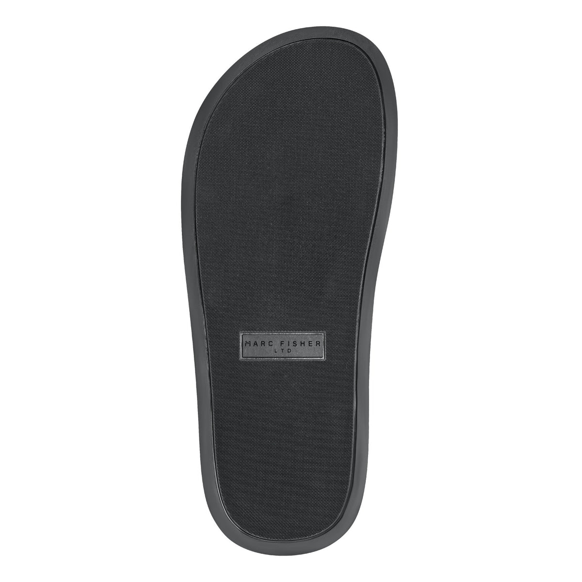 Verity Flat Leather Footbed Sandal - Black Leather | Marc Fisher