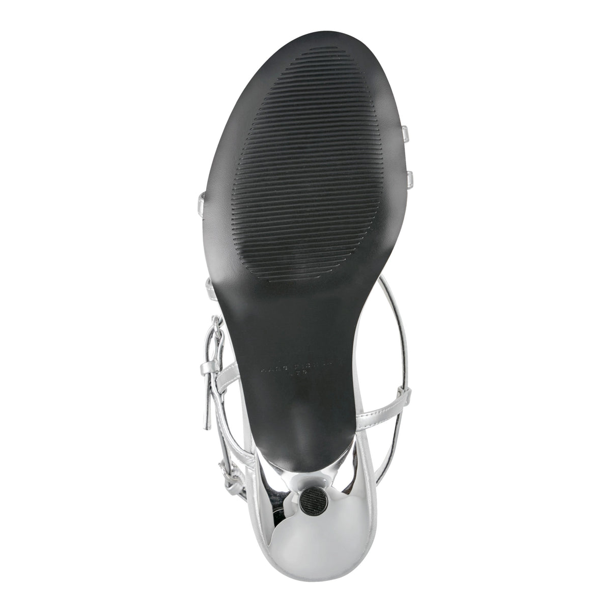 Nylah Leather Strappy Sandal - Silver Leather | Marc Fisher