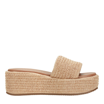 Daylin Flatform Sandal - Natural Raffia | Marc Fisher
