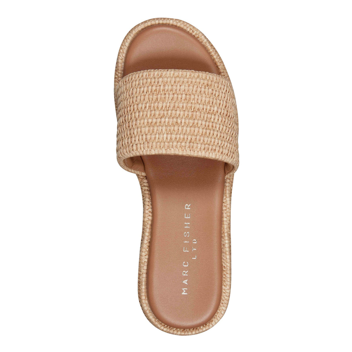 Daylin Flatform Sandal - Natural Raffia | Marc Fisher