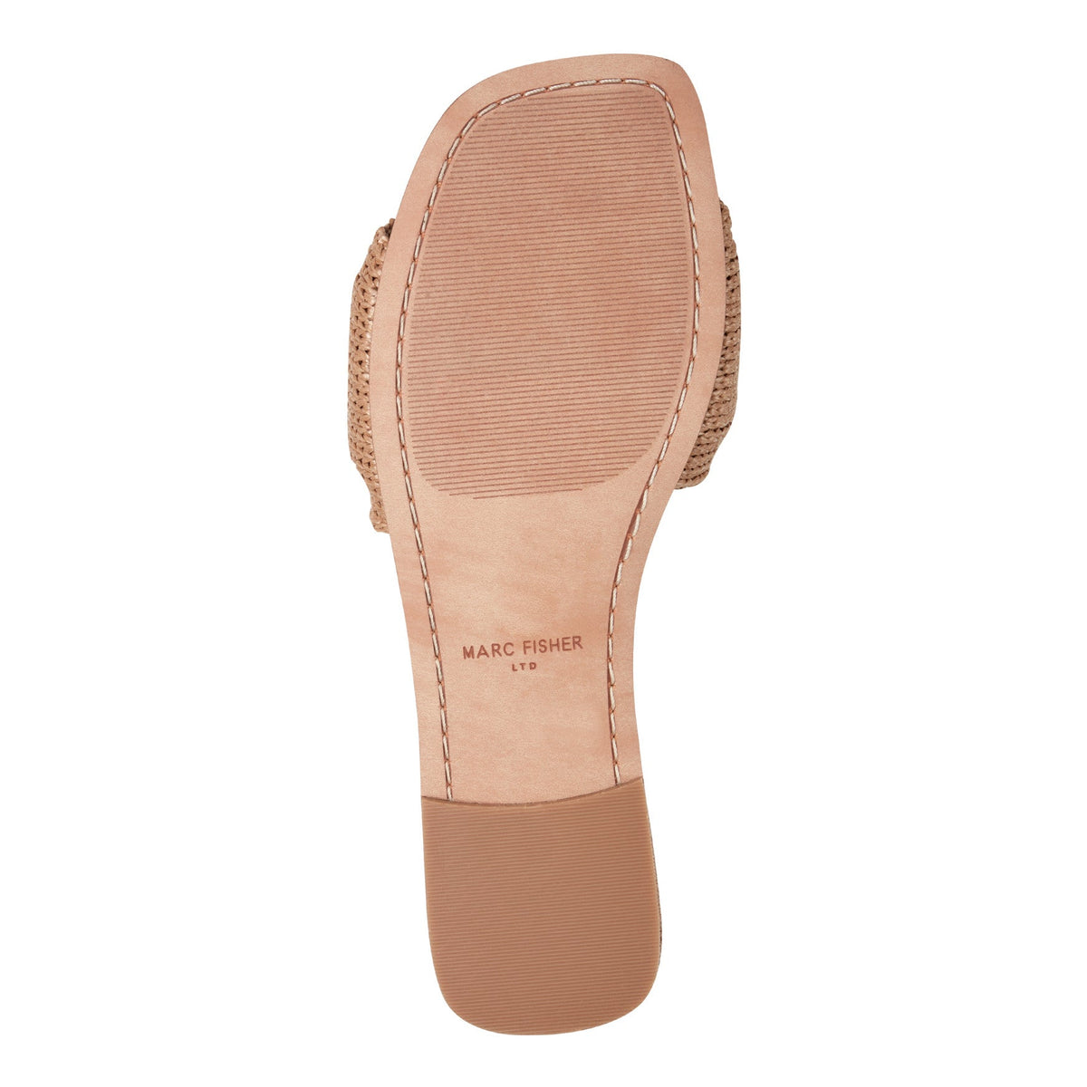 Nalena Flat Slide Sandal - Natural | Marc Fisher