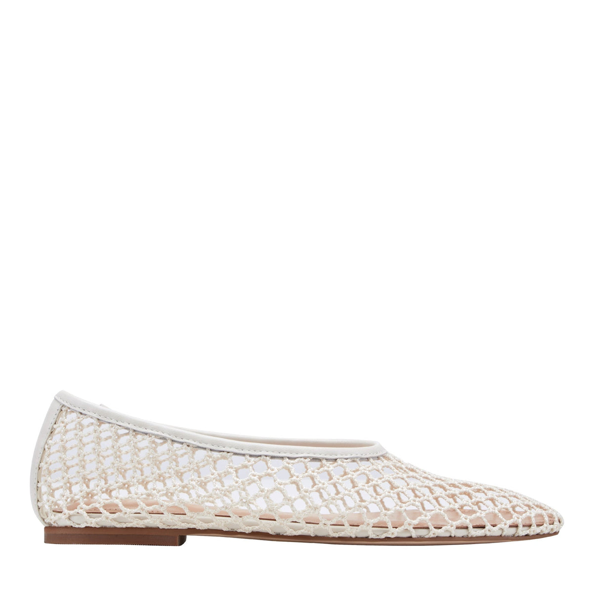 Jazlyn Mesh Ballet Flat - Ivory Mesh | Marc Fisher