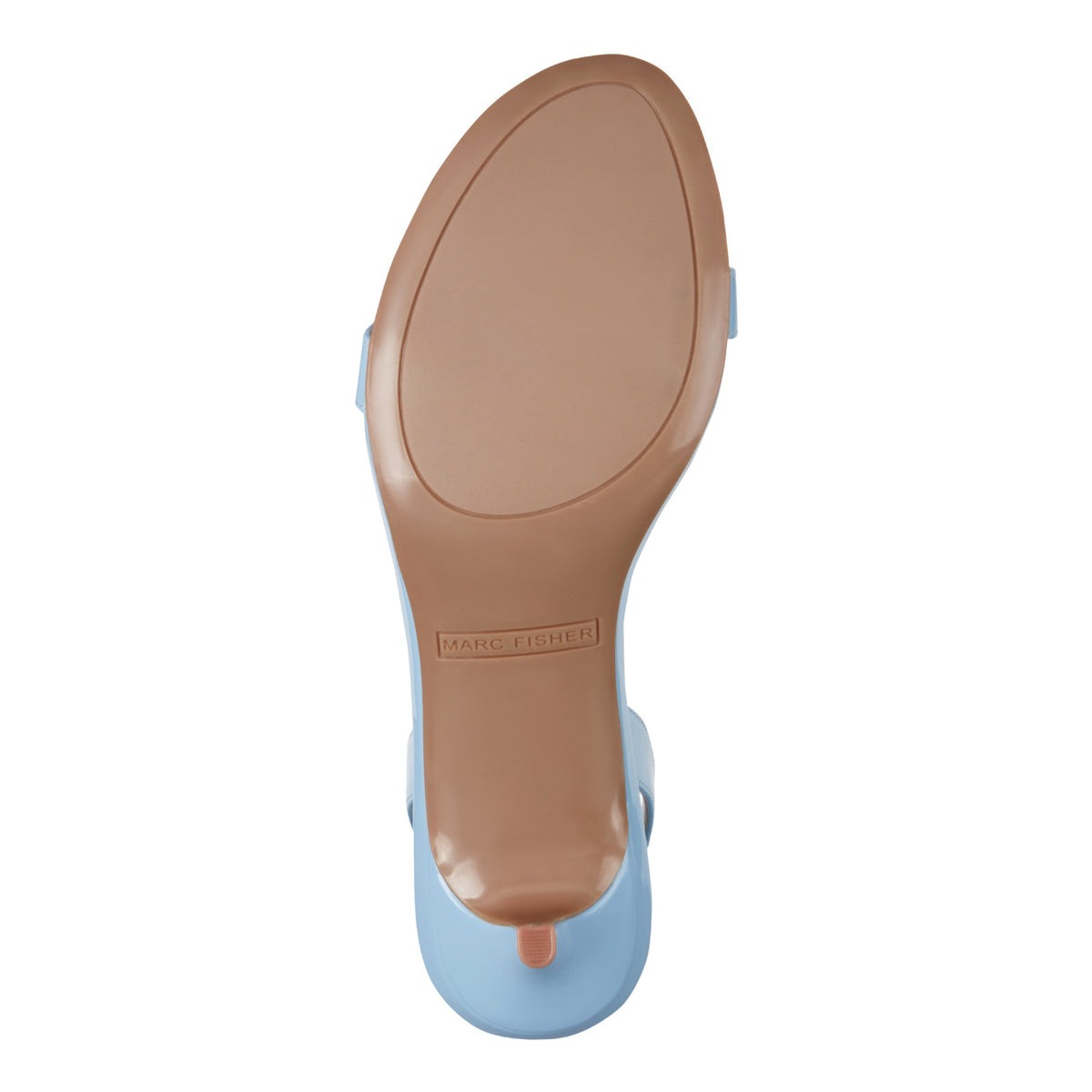 Salla Slingback Kitten Heel Sandal - Light Blue Patent | Marc Fisher