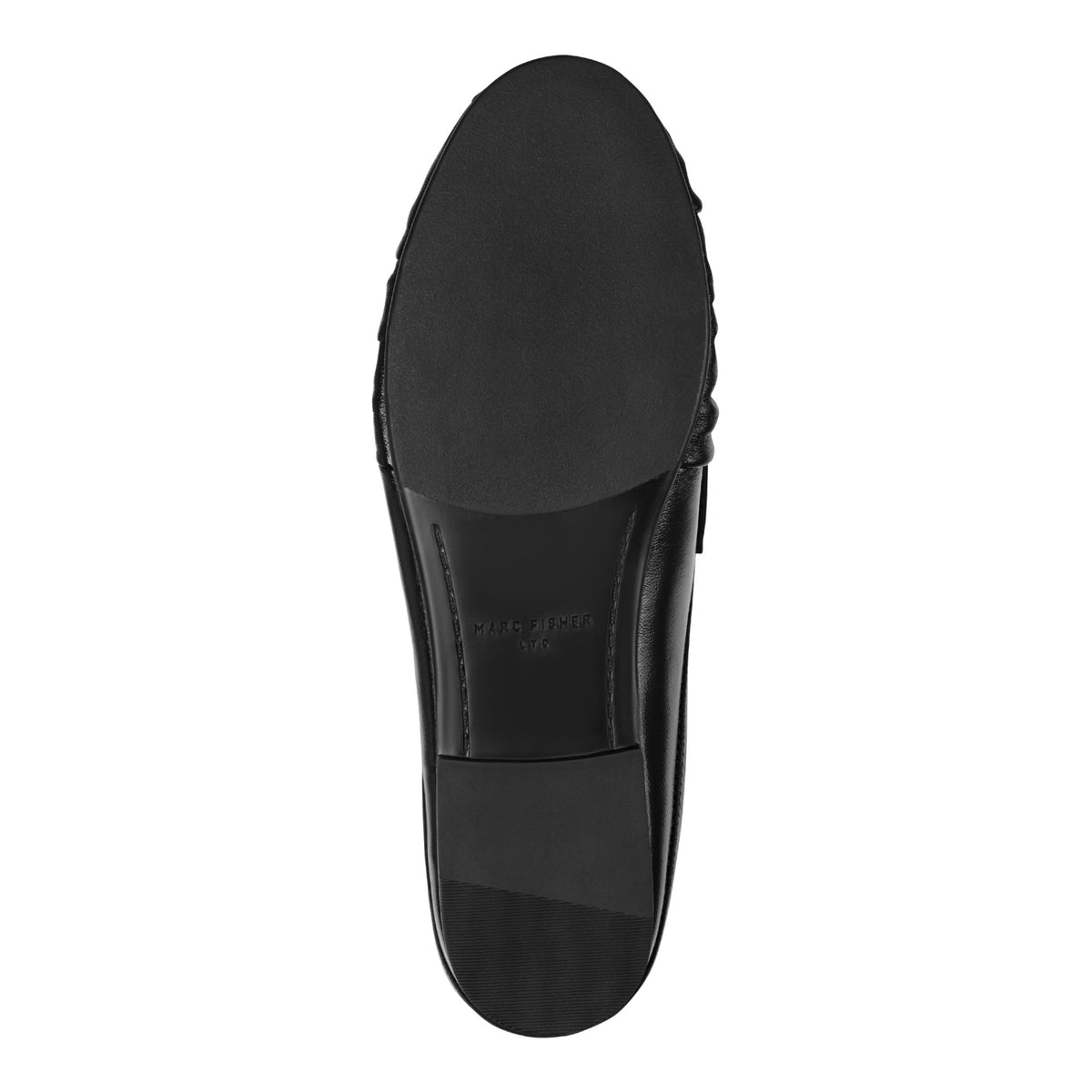Jaynie Leather Mule Loafer - Black Leather | Marc Fisher