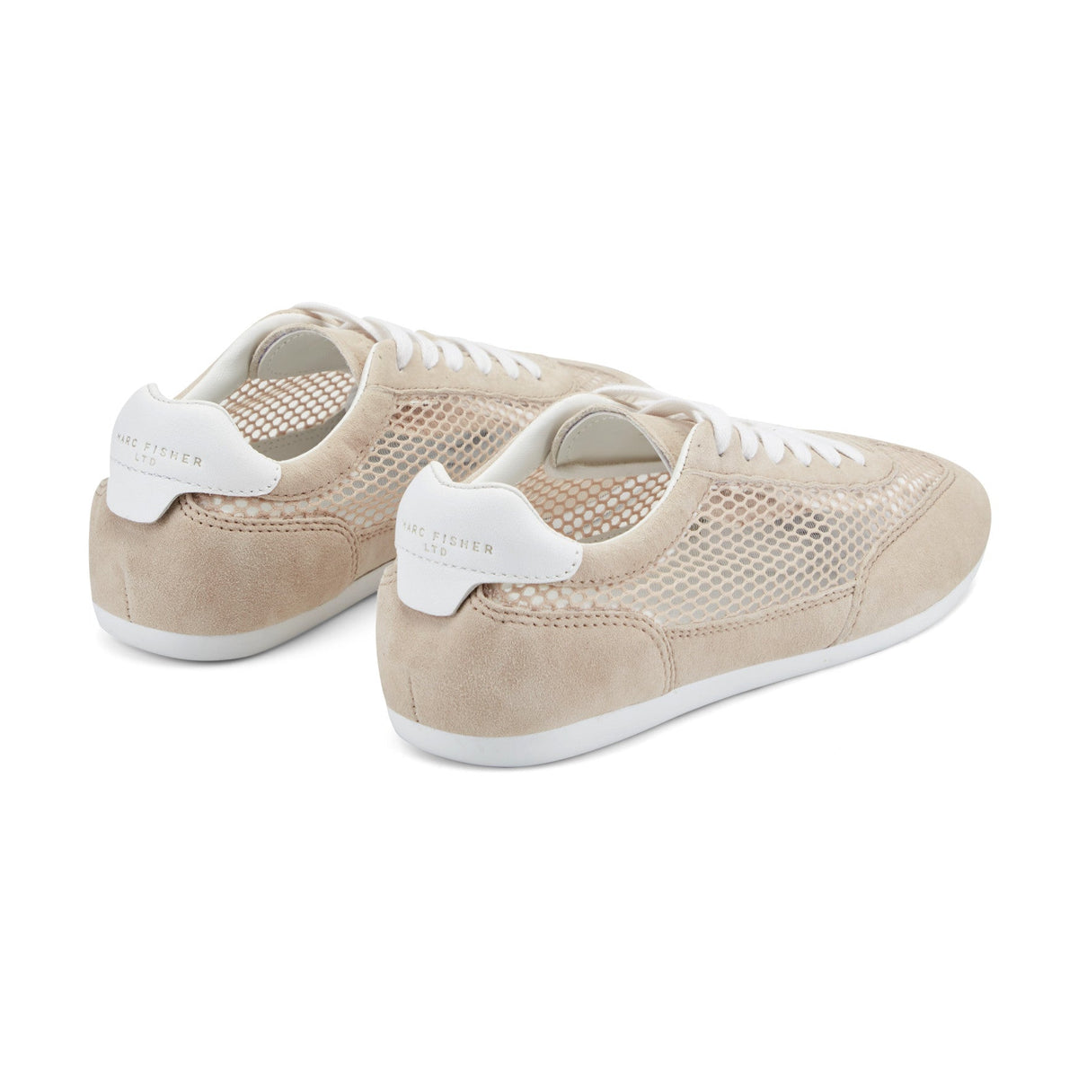 Lexxy Suede Mesh Sneaker - Natural Suede/Mesh | Marc Fisher