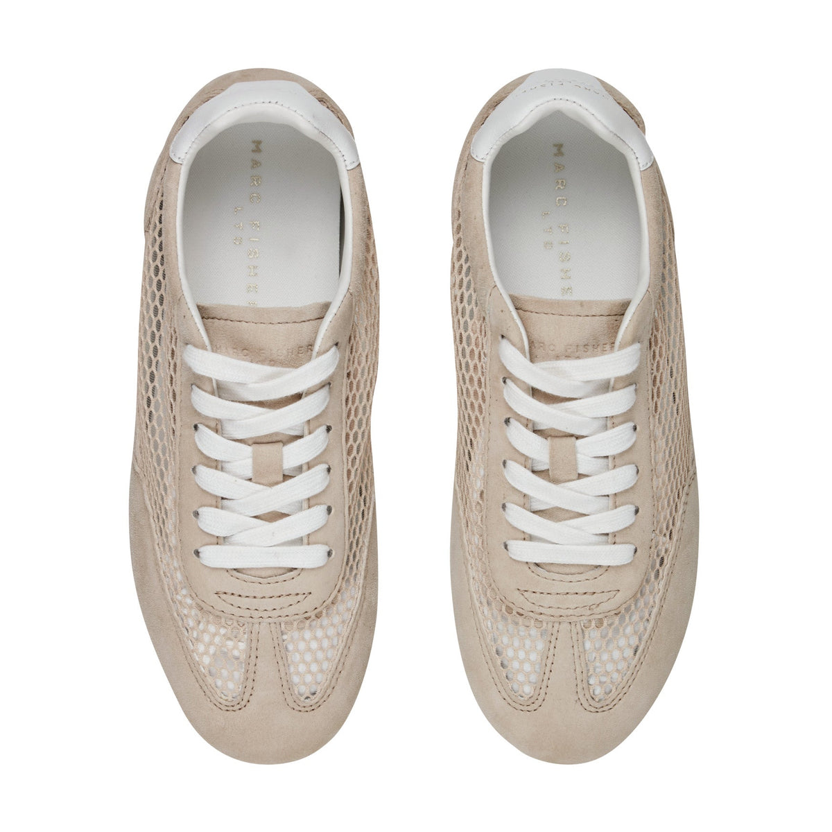 Lexxy Suede Mesh Sneaker - Natural Suede/Mesh | Marc Fisher
