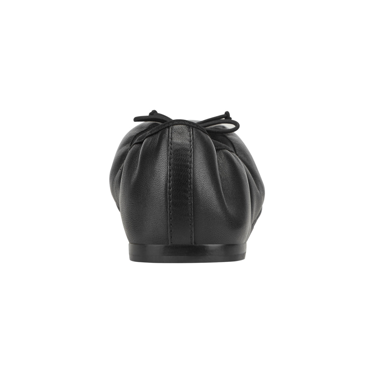 Amellie Leather Ballet Flat - Black Leather | Marc Fisher