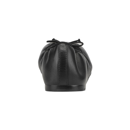 Amellie Leather Ballet Flat - Black Leather | Marc Fisher