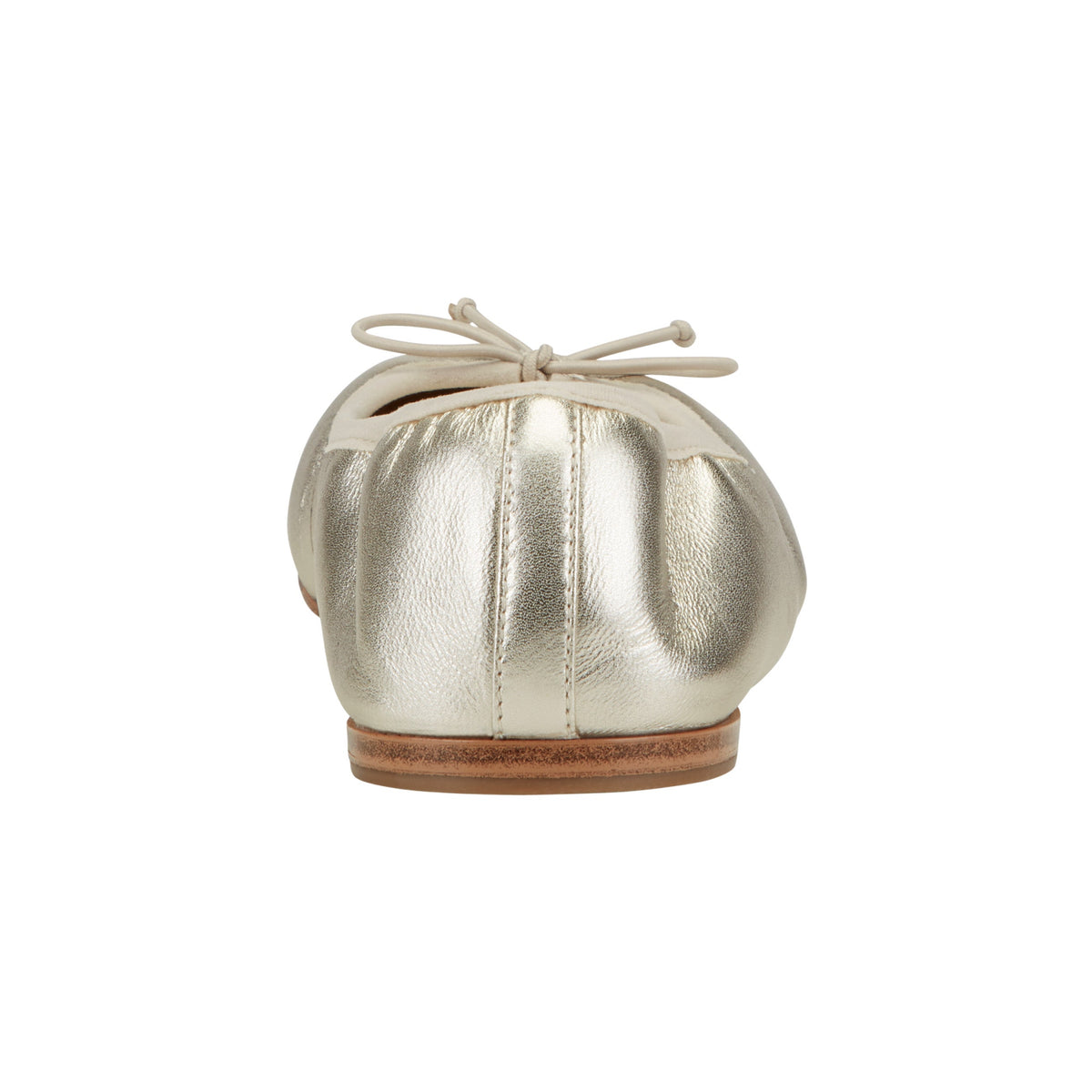 Amellie Leather Ballet Flat - Platino Leather | Marc Fisher