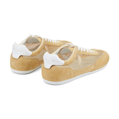 Lexxy Suede Mesh Sneaker - Yellow Suede/Mesh | Marc Fisher