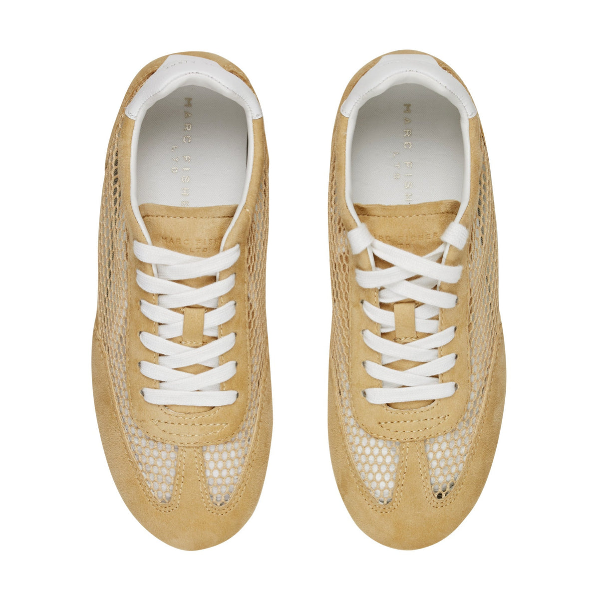 Lexxy Suede Mesh Sneaker - Yellow Suede/Mesh | Marc Fisher