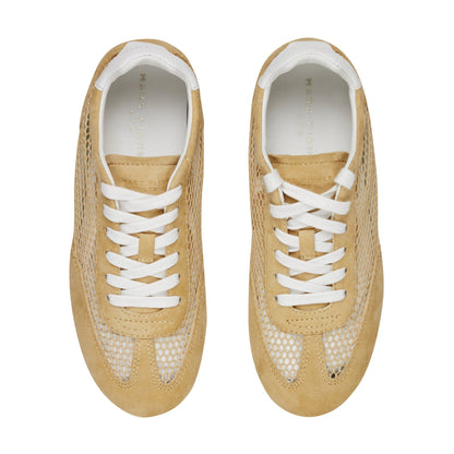 Lexxy Suede Mesh Sneaker - Yellow Suede/Mesh | Marc Fisher