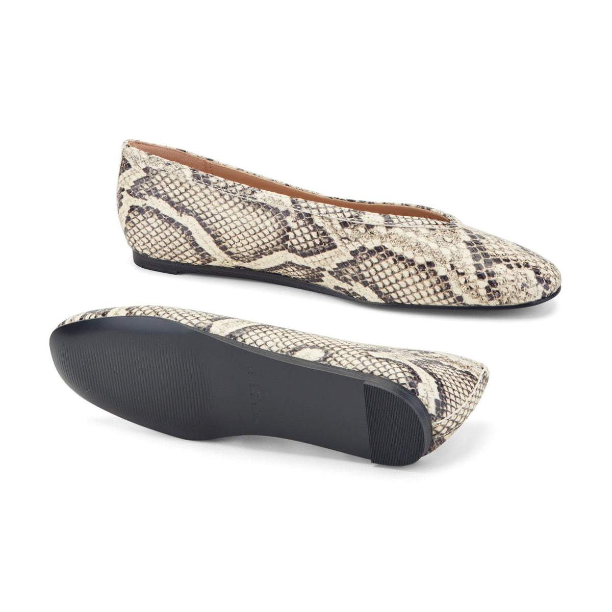 Gradi Leather Ballet Flat - Snake Printed Leather | Marc Fisher