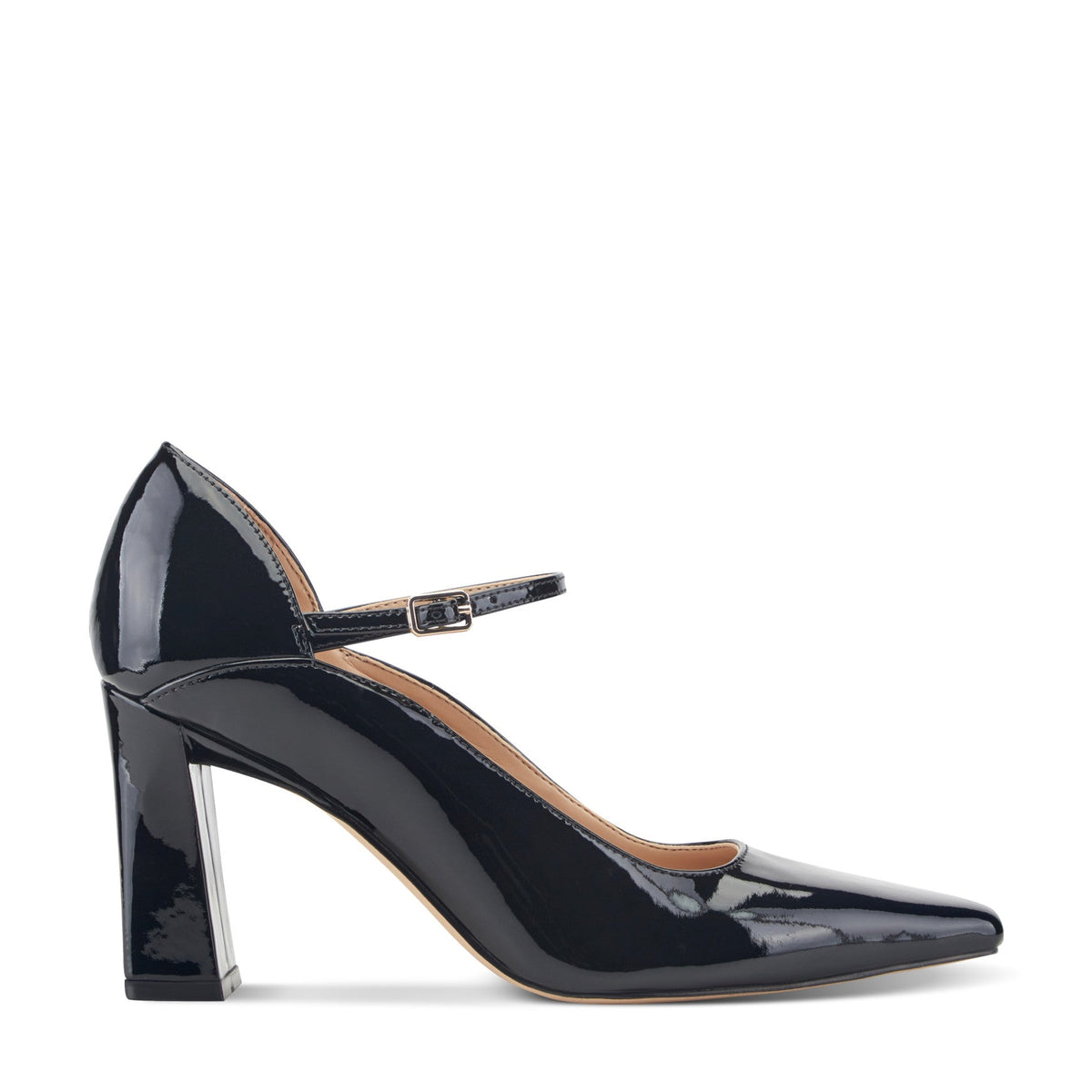 Genevie Mary Jane Pump - Black Patent Leather | Marc Fisher