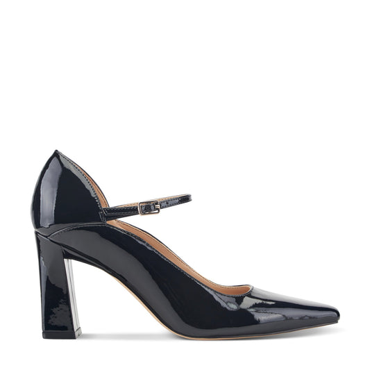 Genevie Mary Jane Pump - Black Patent Leather | Marc Fisher