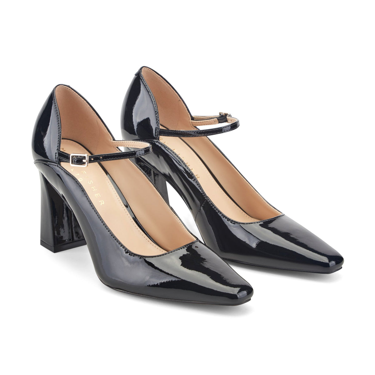 Genevie Mary Jane Pump - Black Patent Leather | Marc Fisher