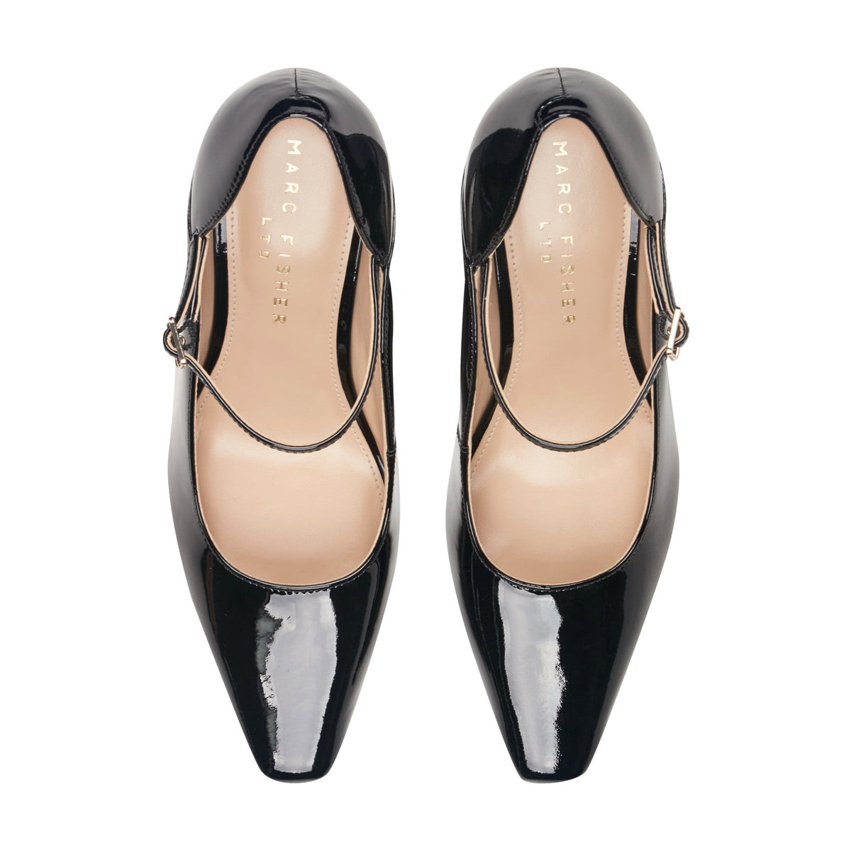 Genevie Mary Jane Pump - Black Patent Leather | Marc Fisher