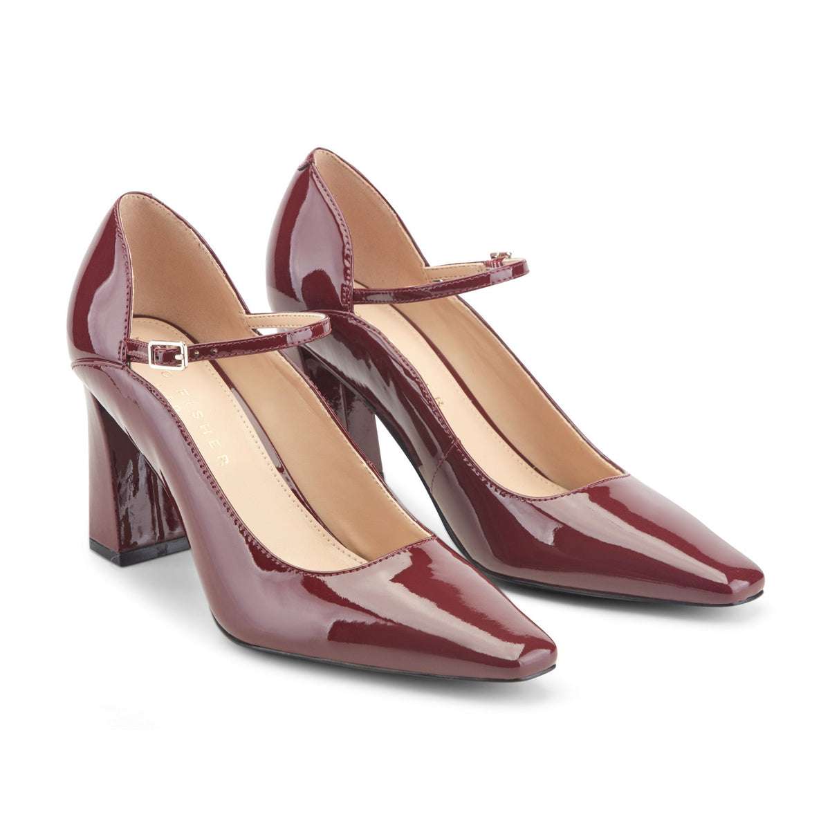Genevie Mary Jane Pump - Red Patent Leather | Marc Fisher
