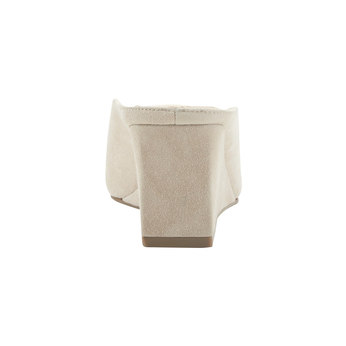 Malley Leather Wedge Mule - Natural Suede | Marc Fisher
