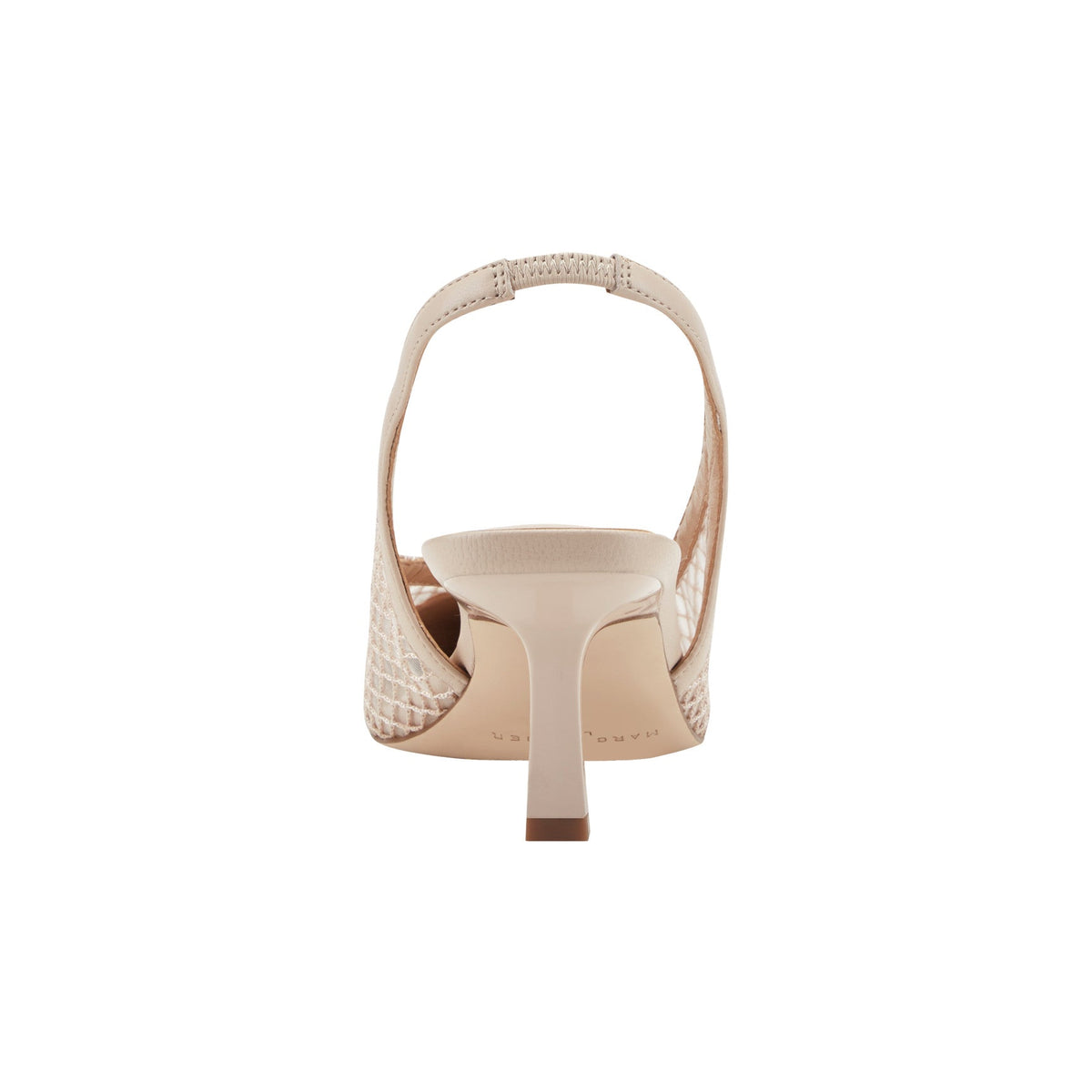 Gipsi Mesh Slingback Kitten Heel Pump - Light Natural Mesh | Marc Fisher