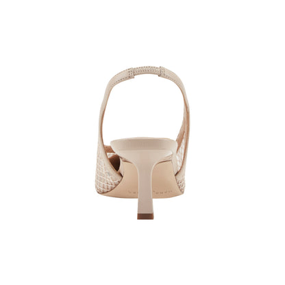 Gipsi Mesh Slingback Kitten Heel Pump - Light Natural Mesh | Marc Fisher