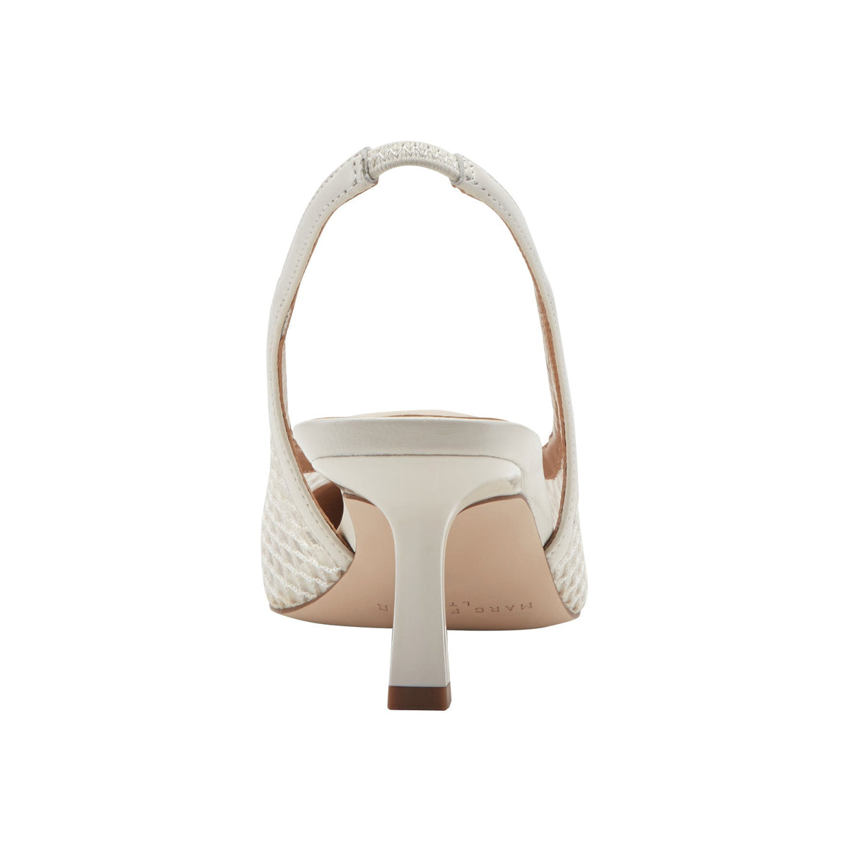 Gipsi Mesh Slingback Kitten Heel Pump - Ivory Mesh | Marc Fisher