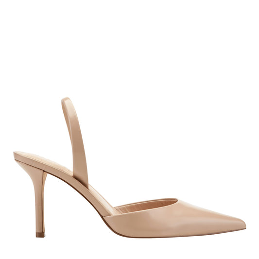 Noland Leather Slingback Pump - Natural Leather | Marc Fisher