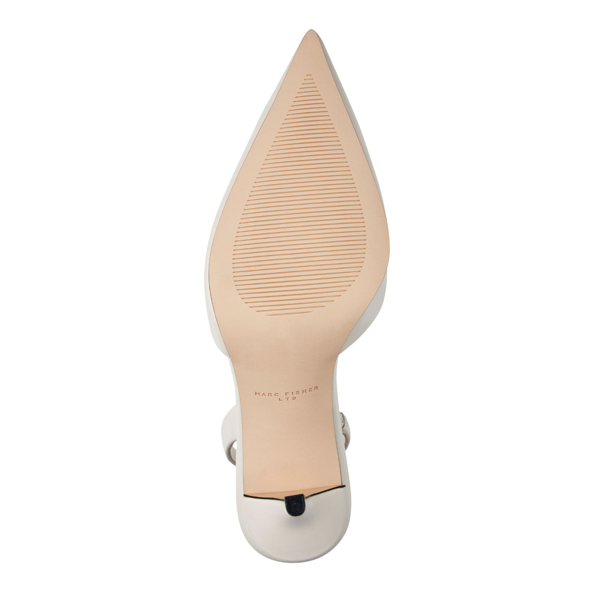Noland Leather Slingback Pump - Cream Leather | Marc Fisher