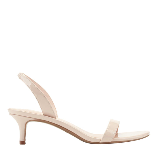 Salla Slingback Kitten Heel Sandal - Blush Patent | Marc Fisher