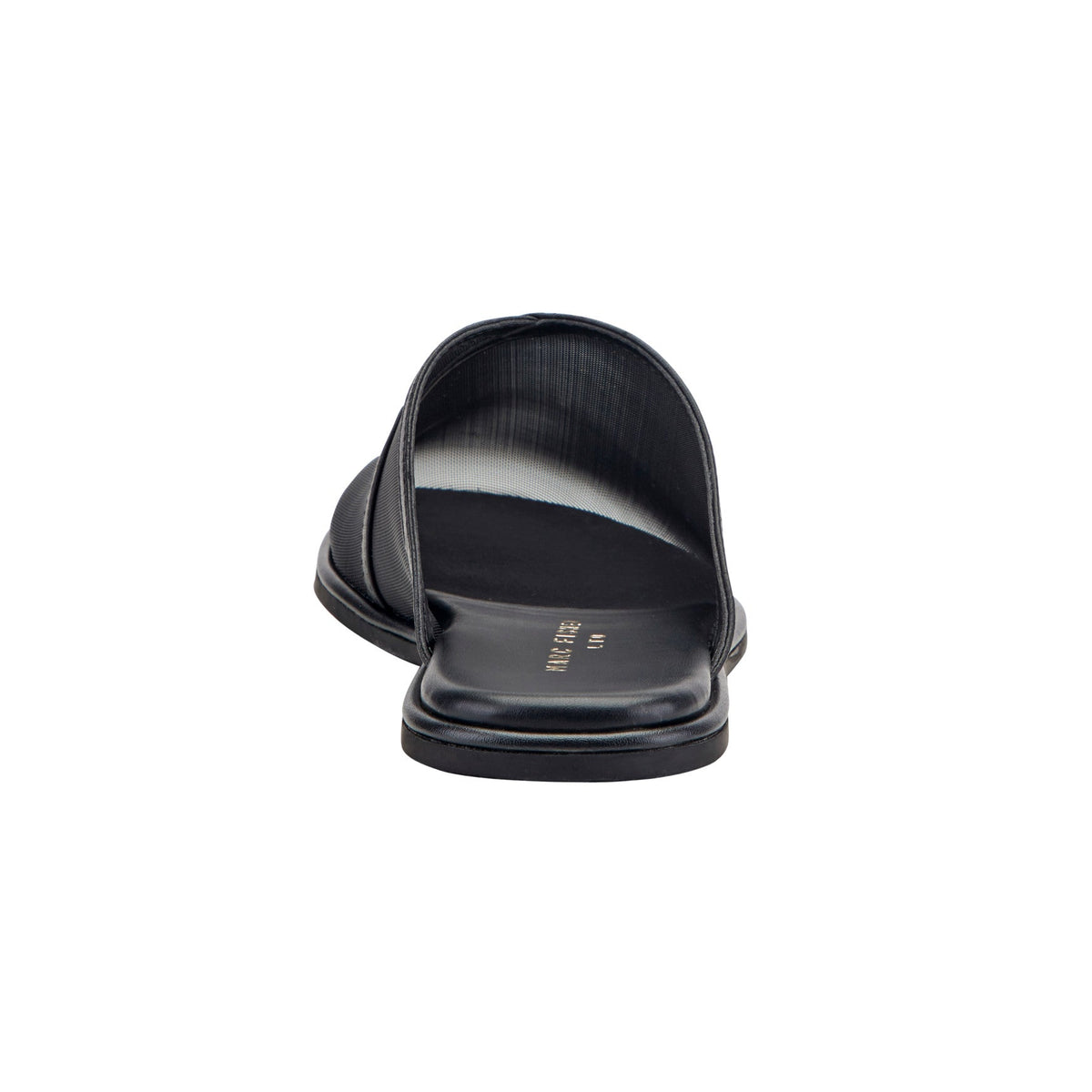 Larissa Mesh Flat Mule - Black Mesh | Marc Fisher