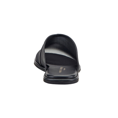 Larissa Mesh Flat Mule - Black Mesh | Marc Fisher
