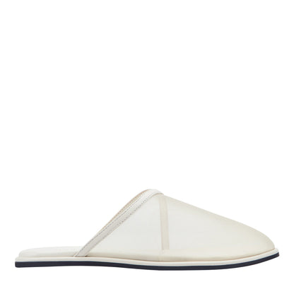 Larissa Mesh Flat Mule - White Mesh | Marc Fisher