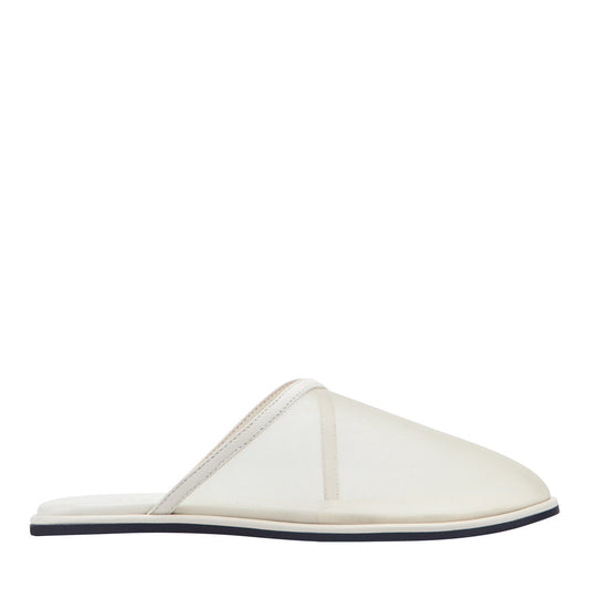 Larissa Mesh Flat Mule - White Mesh | Marc Fisher