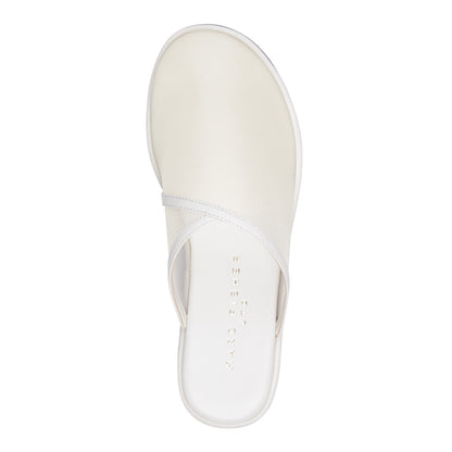Larissa Mesh Flat Mule - White Mesh | Marc Fisher