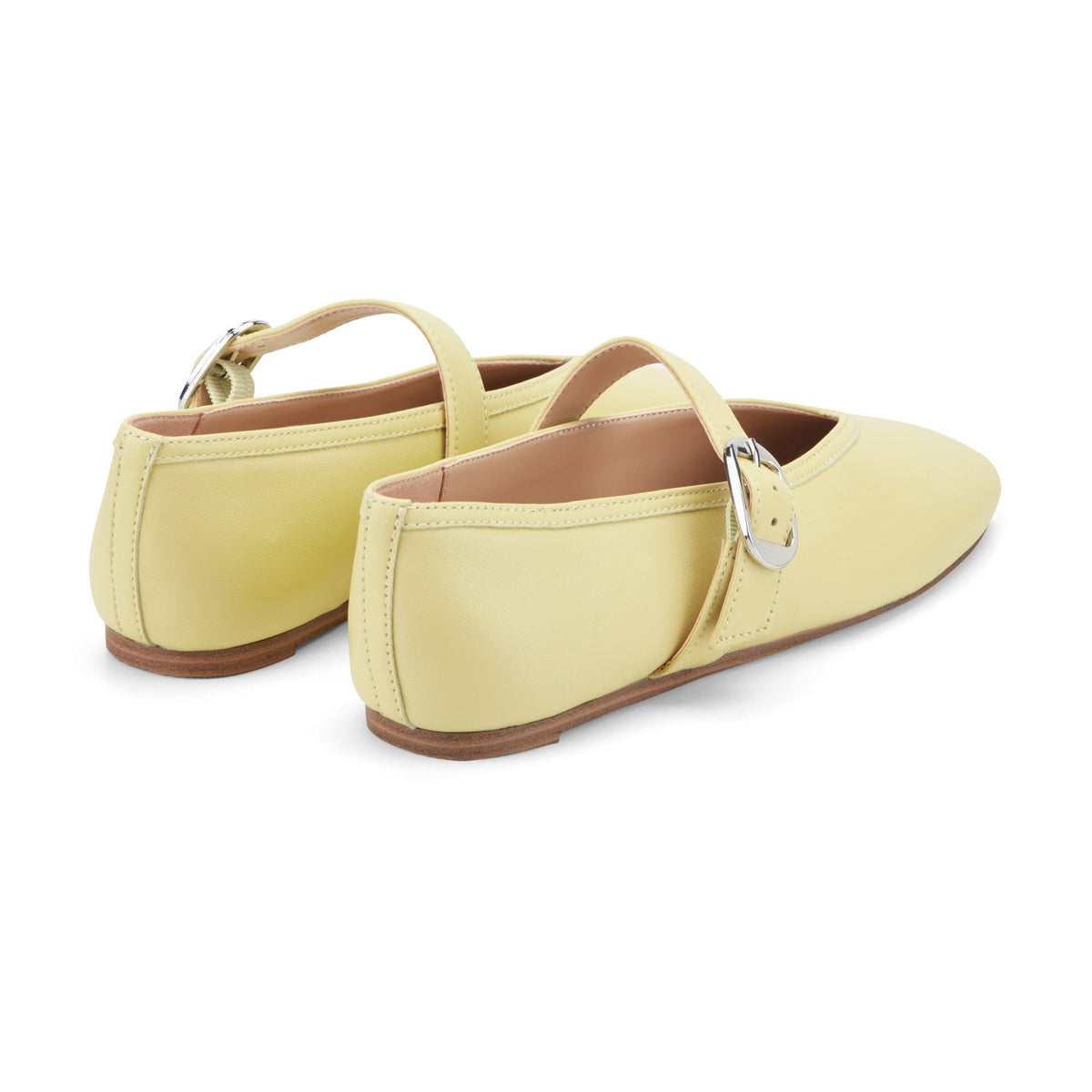 Godea Mary Jane Ballet Flat - Yellow Leather | Marc Fisher