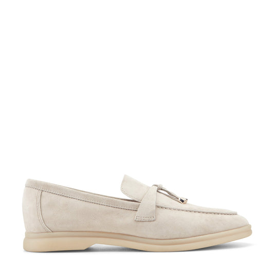 Yanelli Casual Leather Loafer - Taupe Suede | Marc Fisher