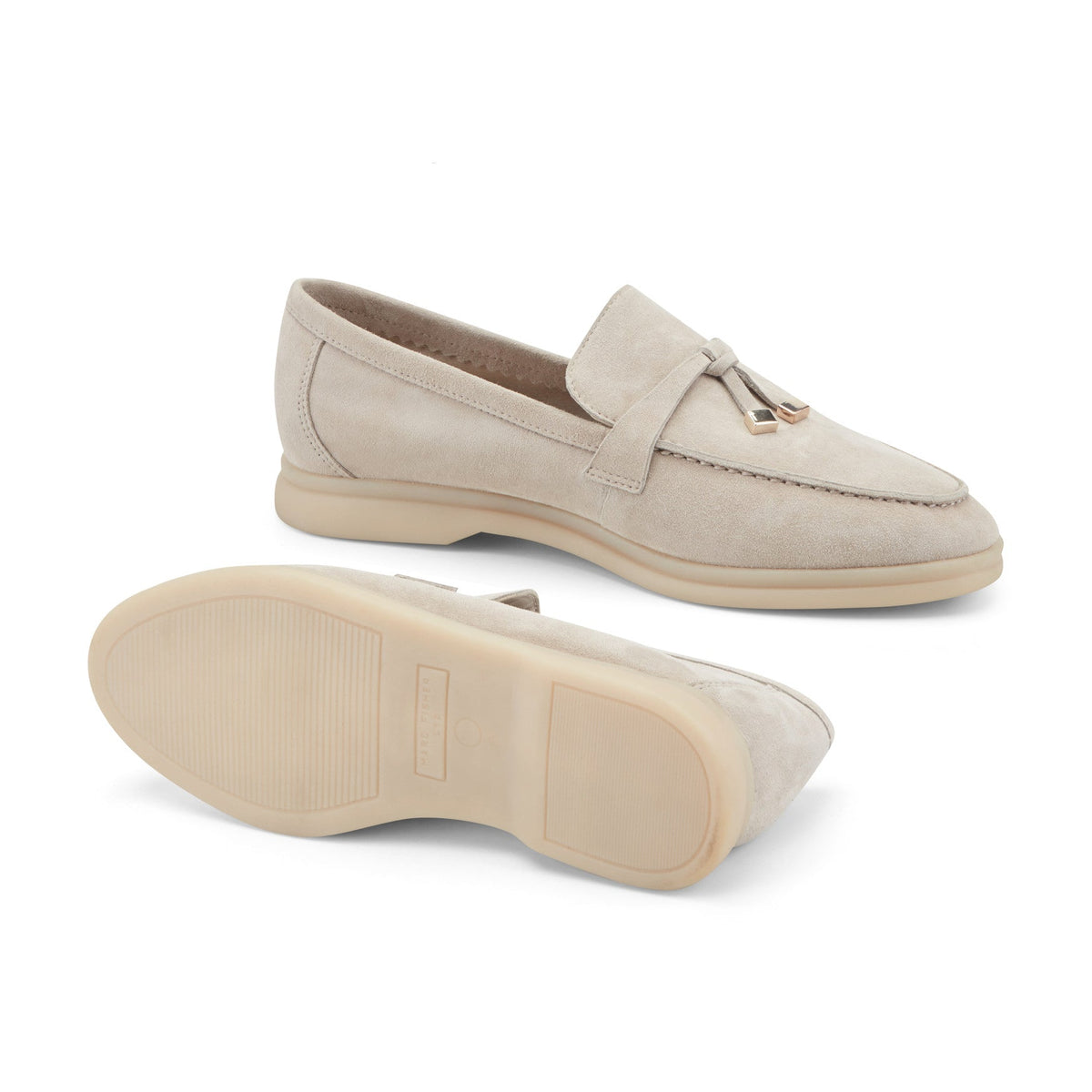 Yanelli Casual Leather Loafer - Taupe Suede | Marc Fisher