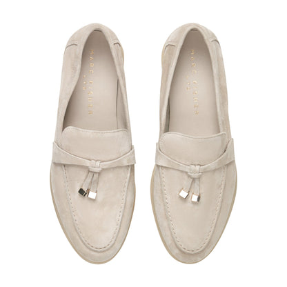 Yanelli Casual Leather Loafer - Taupe Suede | Marc Fisher