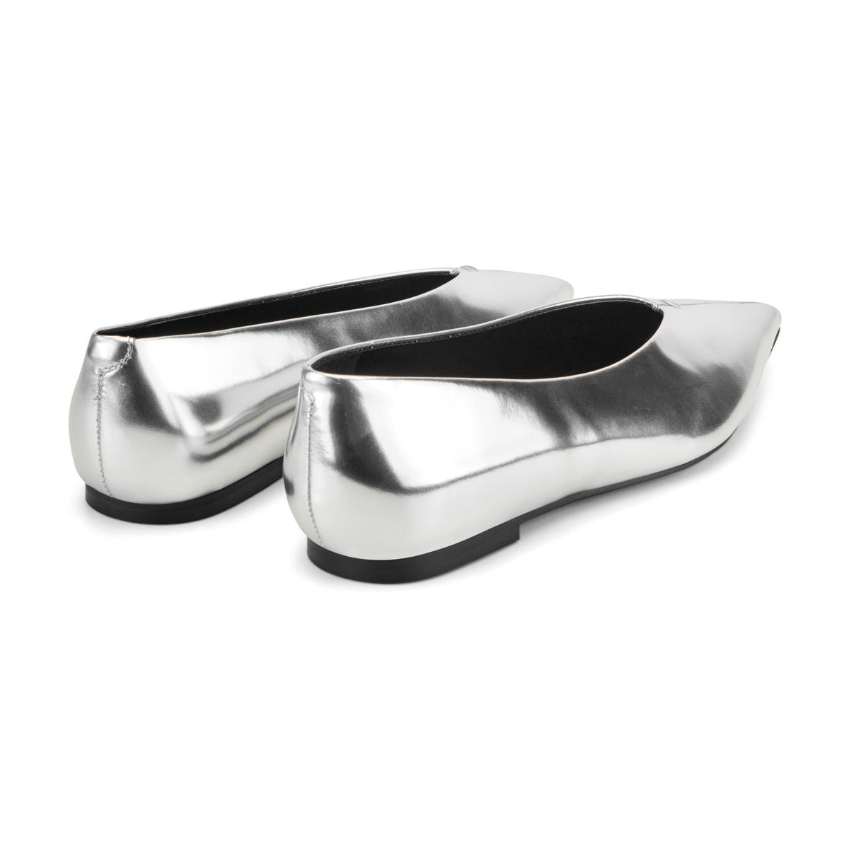 Casee Leather Flat - Silver Metallic | Marc Fisher
