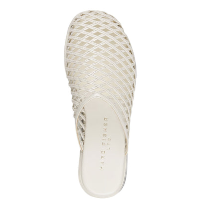 Lynzi Woven Leather Mule - Ivory Leather | Marc Fisher